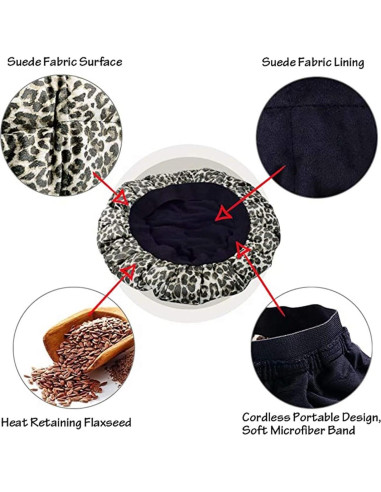 Gorro Térmico Acondicionador Differeye Leopardo 21x17cm