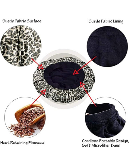 Gorro Térmico Acondicionador Differeye Leopardo 21x17cm