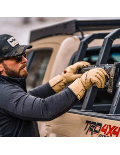 Guantes de Trabajo Calentados Fieldsheer Ranger - Impermeables, Beige Claro, Mediano 2