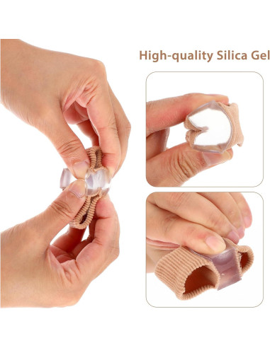 Separadores de Dedos de Gel Wanmu para Juanetes - 4 Pcs