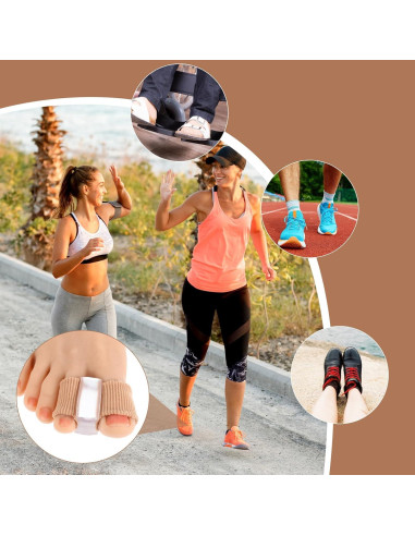 Separadores de Dedos de Gel Wanmu para Juanetes - 4 Pcs