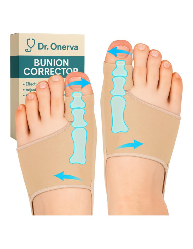 Corrector de Juanetes ONERVA 2PC Alivio Hallux Valgus