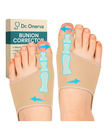 Corrector de Juanetes ONERVA 2PC Alivio Hallux Valgus