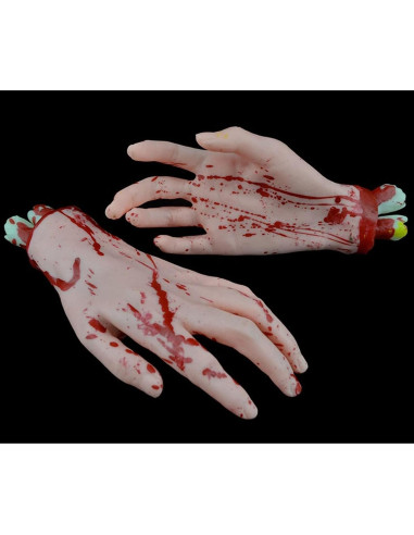 Props Halloween Manos y Pies Falsos Realistas Hosfairy