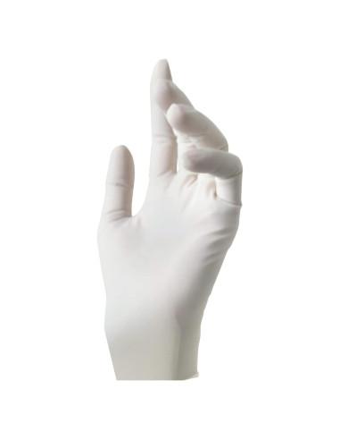 Guantes de Examen de Láttex VIVID NaturalTouch Sin Polvo 100 Unidades