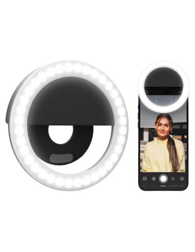 Luz de Anillo LED Recargable ARKON SPLEDRING para Teléfono