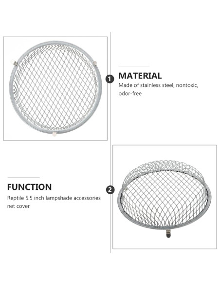 Cubierta de Lámpara de Calor para Reptiles NUOBESTY 13.97 cm
