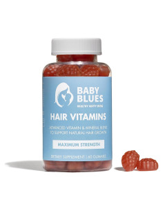 Vitaminas Postparto para Pérdida de Cabello Baby Blues - Gominolas Veganas con Biotina y Colágeno