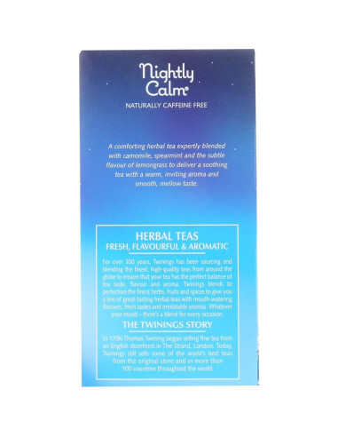 Té de hierbas Twinings Nightly Calm 20 bolsitas 59g