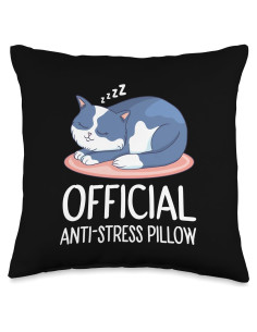 Cojín Antiestrés Gato 40x40 cm Cat Pillow Oficial