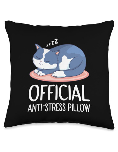 Cojín Antiestrés Gato 40x40 cm Cat Pillow Oficial