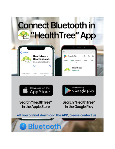 Oxímetro de Pulso Bluetooth HOLFENRY - Medición SpO2 y Tasa de Pulso