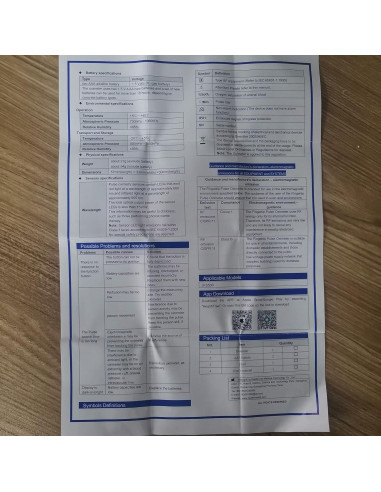 Oxímetro de Pulso Bluetooth HOLFENRY - Medición SpO2 y Tasa de Pulso