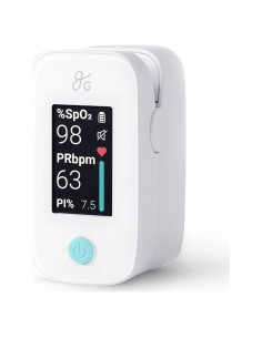 Oxímetro de Pulso Greater Goods, Mide SpO2 y Frecuencia Cardíaca