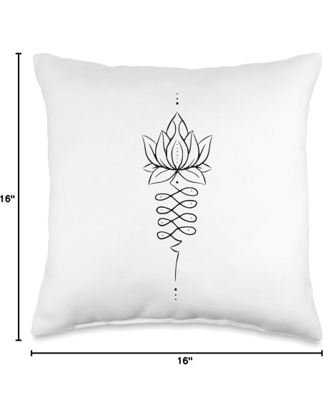 Cojín Unalome Anti Estrés de Yoga 40x40 cm Multicolor