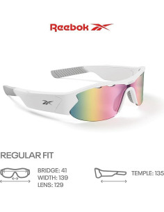 Gafas de sol inteligentes Reebok Flash unisex Bluetooth HiFi UV 2