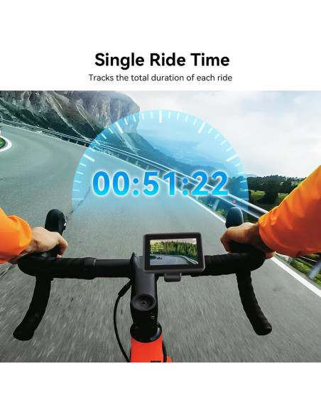 Cámara de Bicicleta FEISIKE con Pantalla HD 4.3" Inalámbrica