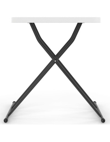 Mesa Plegable Personal STAPLES 2 Pies Ajustable Blanca