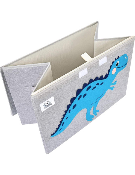 Cofre de Juguetes Plegable CLCROBD 68.5L con Tapa Abatible