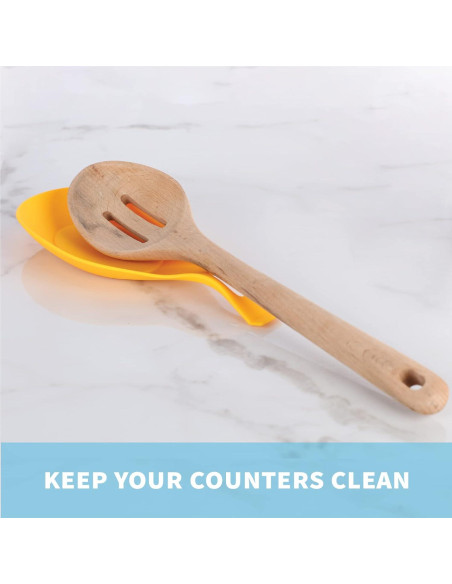 Reposapucheros de Silicona Amarillo - Set de 2 Servette Home