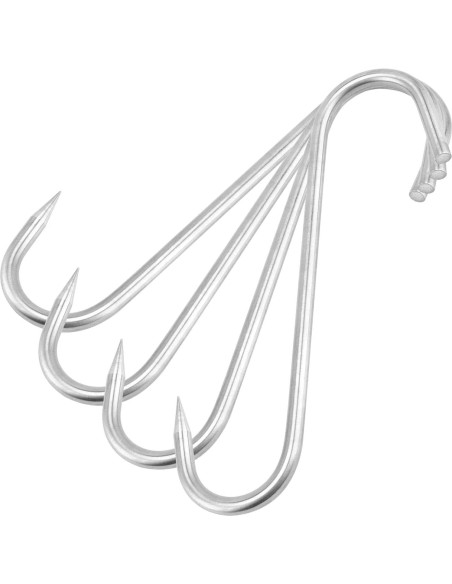 Ganchos de Carne JAPCHET 20 Piezas Acero Inoxidable 22.5 cm