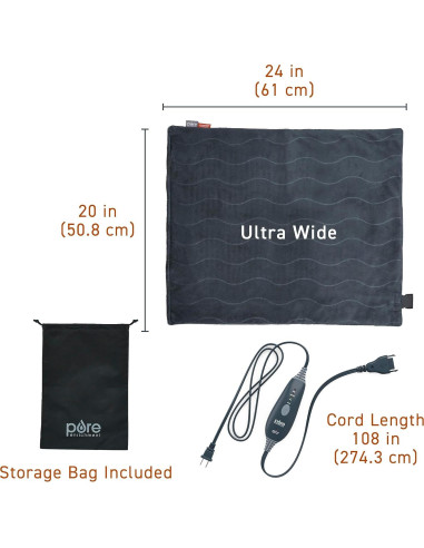 Almohadilla Térmica Pure Enrichment 20x24 Infrarrojos Lejanos