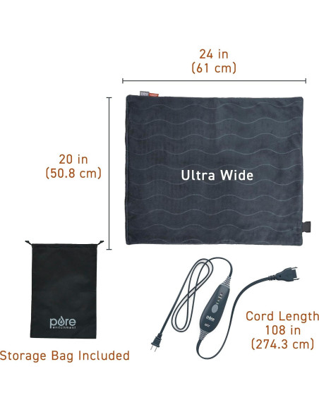 Almohadilla Térmica Pure Enrichment 20x24 Infrarrojos Lejanos