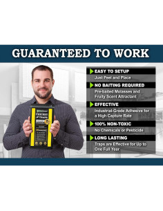 Trampas para Grillos Extra Grandes MaxGuard - 8 Unidades, No Tóxicas 2