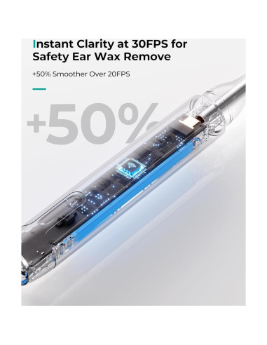 Otoscopio Inalámbrico Jieshi P3-Q2OY-9043 10MP HD con Luz