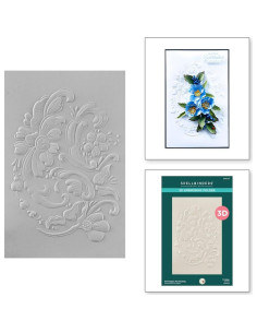 Carpeta de Embossing 3D Spellbinders Norwegian Rosemaling 14x22 cm 2