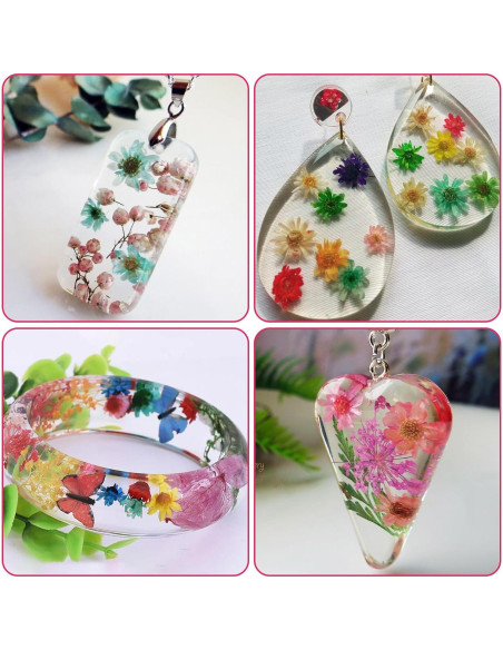 710 Flores Secas Naturales LGFMGWH para Manualidades y Uñas