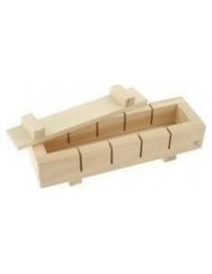 Molde de Sushi Prensado JapanBargain de Madera 21.6x7 cm