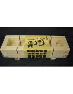 Molde de Sushi Prensado JapanBargain de Madera 21.6x7 cm 2