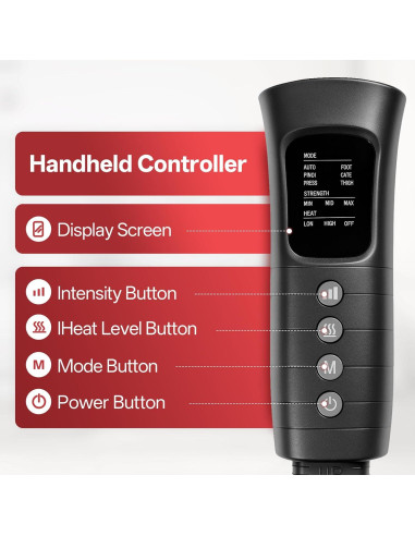 Masajeador de Piernas JOROTO con Calor y Compresión 6 Modos