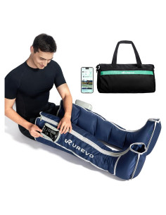 Masajeador de Compresión UREVO PT Pro para Piernas Azul