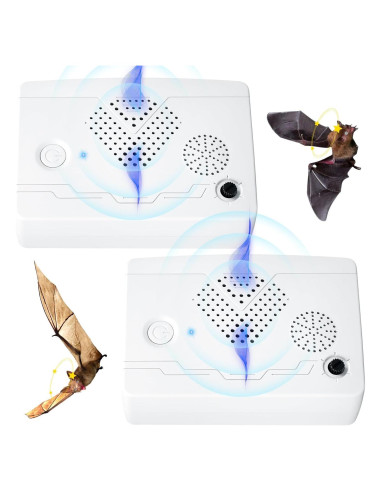 Dispositivo Ultrasónico para Repeler Murciélagos 2PCS - IP44