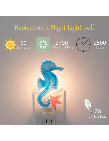 Bombillas de Luz Nocturna Eclolumi 7W Regulables 2700K 16 Pzas