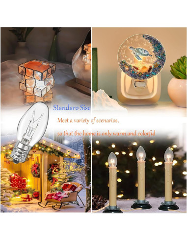 Bombillas de Luz Nocturna Eclolumi 7W Regulables 2700K 16 Pzas