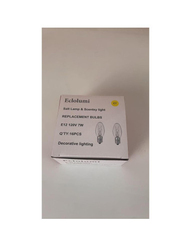 Bombillas de Luz Nocturna Eclolumi 7W Regulables 2700K 16 Pzas