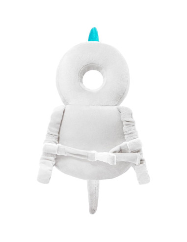 Protector de Espalda para Bebés BW001 Dinosaurio Gris Ajustable