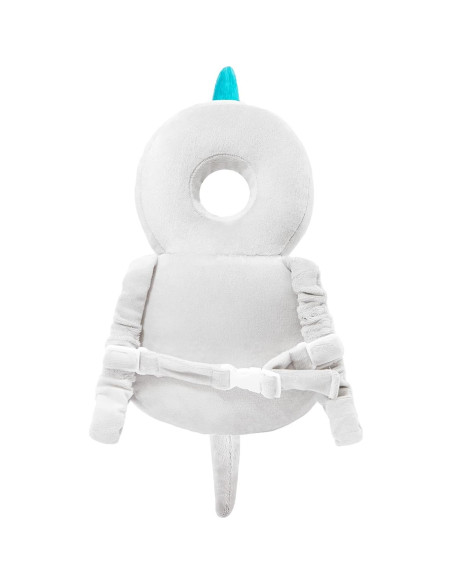 Protector de Espalda para Bebés BW001 Dinosaurio Gris Ajustable