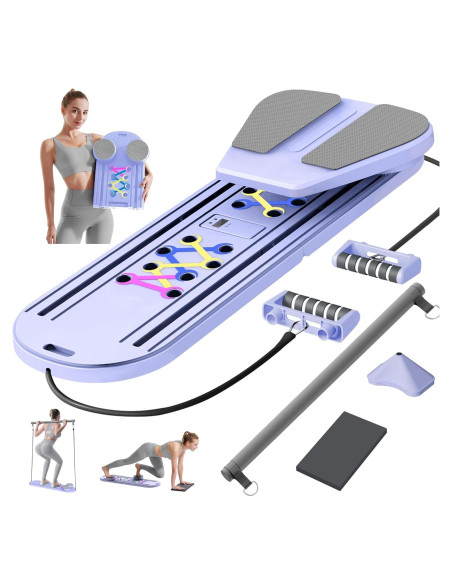 Tabla de Pilates Plegable AddWin 15 en 1 para Entrenamiento en Casa
