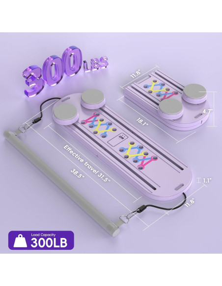 Tabla de Pilates Plegable AddWin 15 en 1 para Entrenamiento en Casa