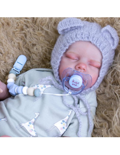 Juego de Clips de Chupete Magnético Aori para Muñecas Reborn - Azul 2