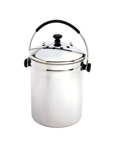 Contenedor de Compost Norpro Grip EZ Acero Inoxidable 3.78L