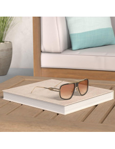 Gafas de sol Dollger para hombres UV400 con marco dorado 2