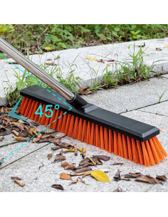 Escoba Exterior Genérico 48cm con Mango de 132cm y Raspador 2