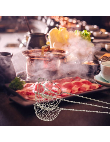 Cuchara Coladora Mini Acero Inoxidable HAOHIZE 2.5 cm