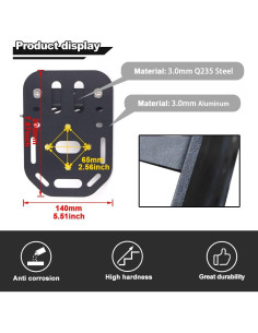 Soportes de Alforjas REARACE para Husqvarna Vitpilen/Svartpilen 401/250/125/200 2