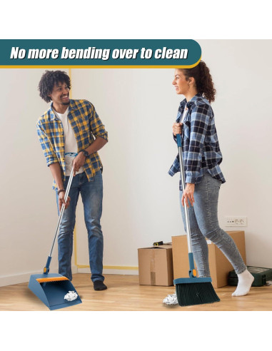 Juego de limpieza de suelo SHASUXTING 3 piezas con mango largo